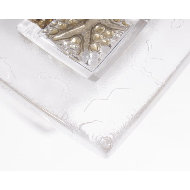 Bertil Vallien Kosta Boda Domino Series Glass Dish For Sale In Indianapolis - Image 6 of 10