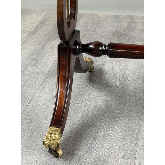 19th Century Empire Games Table in Mahogany, 1890s For Sale - Image 9 of 13