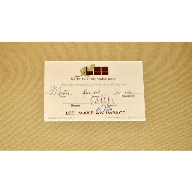 Lee Industries Accent Club Chairs Model 1367-01, Pair For Sale - Image 11 of 12