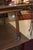 Wood 1960s Barbara Baker Style 3 Tier Square Wood & Glass Top Table W/ Columns & on Castors For Sale - Image 7 of 18