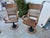 Antique Oak Courtroom Juror Chairs Set of 3 Cast Iron Base Early 1900s For Sale In Sacramento - Image 6 of 18