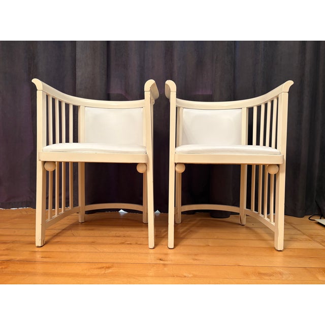 Set of Armchairs by Josef Hoffmann for Cabaret Fledermaus, Austria, 1905 For Sale - Image 4 of 18