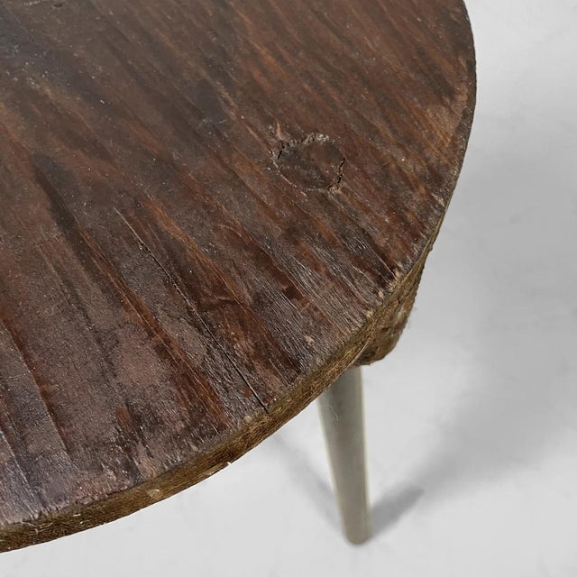 Italian 19th Century Style Side Table or Stool in Wood, 1930s For Sale - Image 6 of 12
