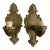 Pair of Bronze Single Candle Sconces, Early 20th Century For Sale