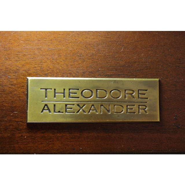 Theodore Alexander Marquetry Inlaid Chest Semainier For Sale - Image 16 of 16