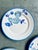 with their pretty stylized Art Deco blue flowers and border, these plates from the Keller et Guerin pottery in Lunéville...