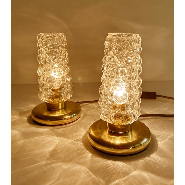 Vintage Space Age Bubble Table Lamps, 1970s, Set of 2 For Sale - Image 6 of 10