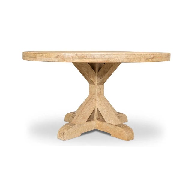 Light Wood Round Dining Table Chairish