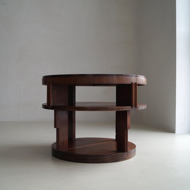 Dutch Amsterdam School Art Deco Table with Macassar Top, 1920s For Sale - Image 18 of 18