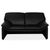 Atlanta 2-Seater Sofa in Black Leather from Lauuser For Sale - Image 11 of 11