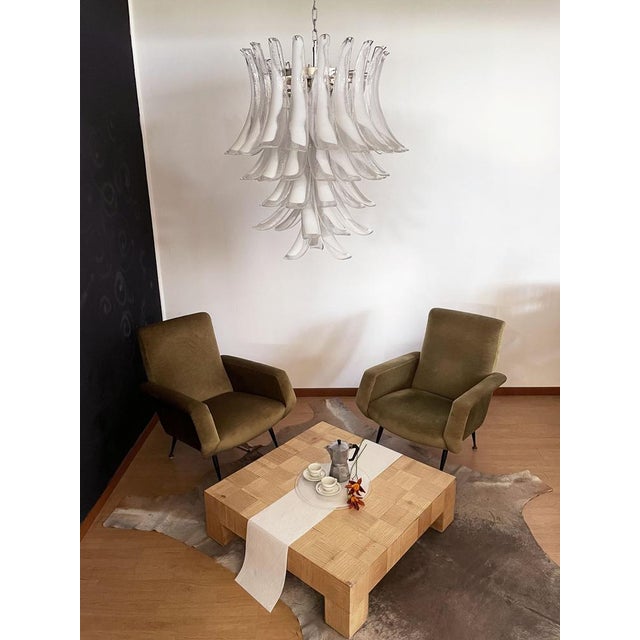 Vintage Italian Murano Chandelier in the style of Mazzega, 1990s For Sale - Image 9 of 18