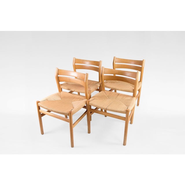 BM1 Dining Chairs by Børge Mogensen for C.M. Madsen, Denmark, 1960s, Set of 4 For Sale - Image 3 of 8