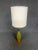 1960s Vintage Mid Century Walnut/Ceramic Green Floor Lamp For Sale - Image 5 of 6