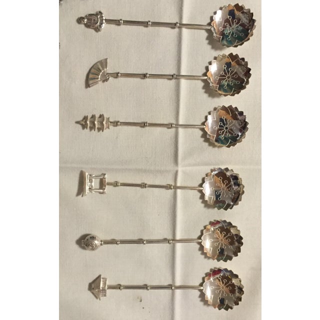 Japanese Sterling Silver Demitasse Spoon Set Chairish