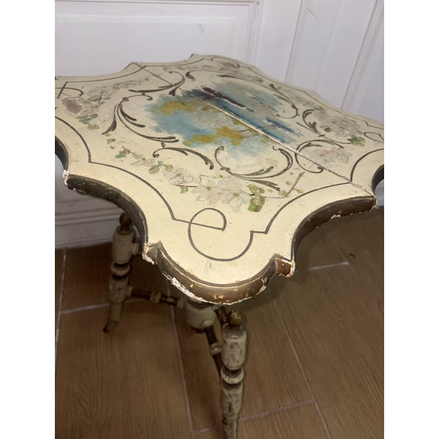 Gold Antique Coffee Table, 1900 For Sale - Image 8 of 12