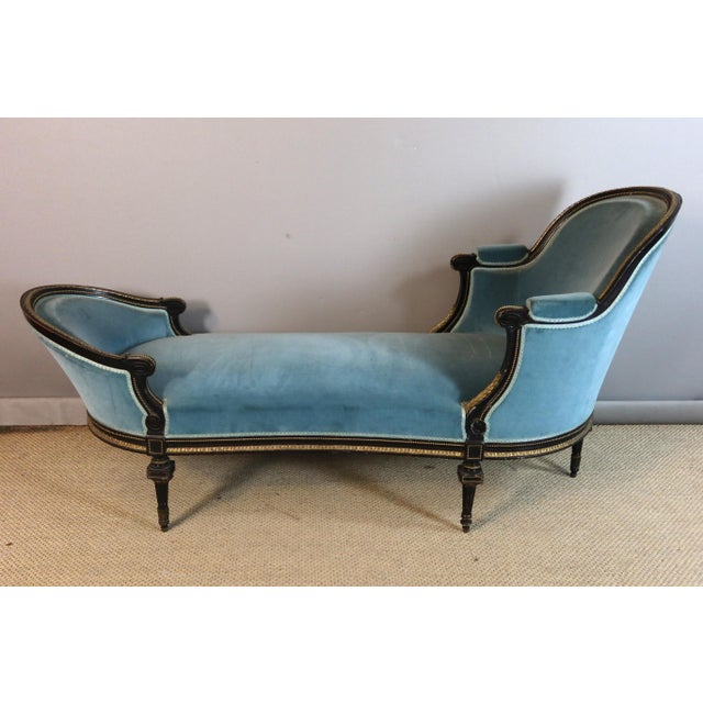 Napoleon III Painted Wood Living Room Set, 1800s, Set of 5 For Sale - Image 10 of 16