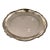 1980s Arte Italica Pewter and Ceramic Serving Platter For Sale