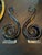 2000 - 2009 Set of 2 Contemporary Colored Blue Clear Gold Glass Sculptures For Sale - Image 5 of 10