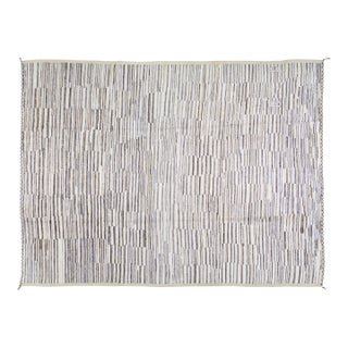 Moroccan Hand Knotted Wool Rug, 9'3"x12'3" For Sale