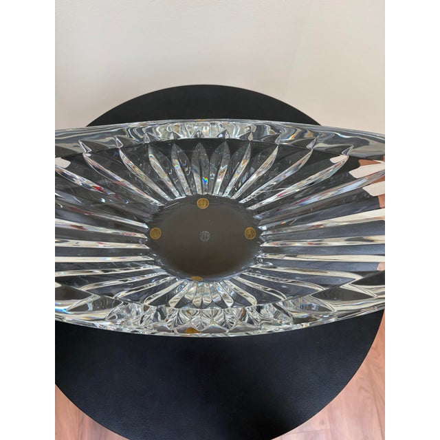 Large Vintage Baccarat Cut Crystal Centerpiece Bowl For Sale - Image 11 of 16