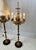 Brass Mid 20th Century Neoclassical 10-Light Brass Candelabra Floor Lamps With Shades - a Pair For Sale - Image 8 of 17