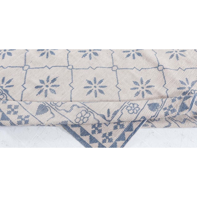 Light Gray Modern Moroccan Hand-Knotted Wool Rug by Doris Leslie Blau For Sale - Image 8 of 9