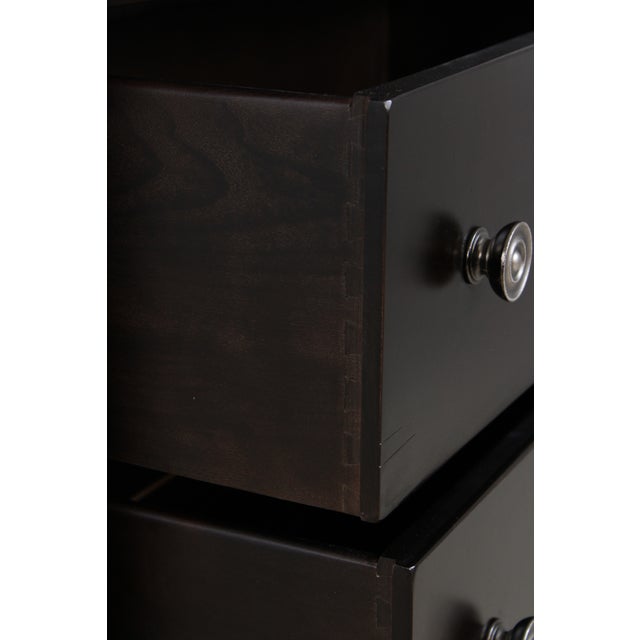 Wood Hickory White Empire Style Chest W. Fold Out Desk For Sale - Image 7 of 12