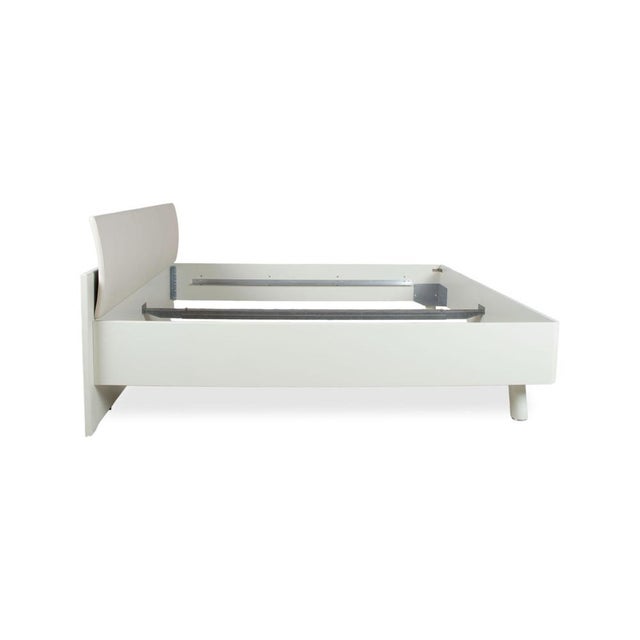 Minimalist Wooden Bed in White by Hülsta For Sale - Image 11 of 15