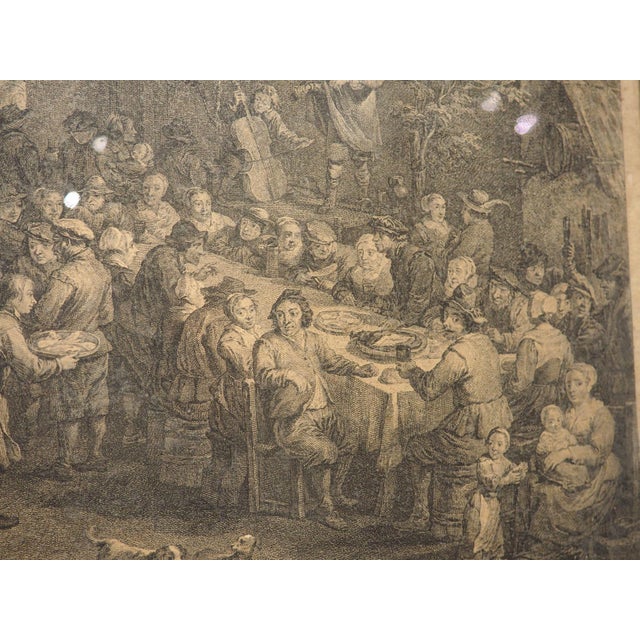 La 3ème Fête Flamande 18th Century Lithograph by Jacques-Philippe Le Bas For Sale - Image 11 of 18
