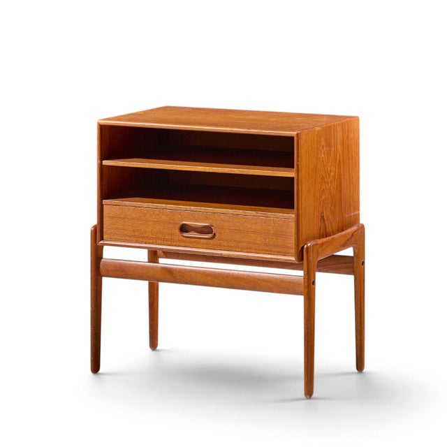 Brown Arne Vodder for Vamo Sønderborg Mid Century Danish Teak Nightstands - Pair For Sale - Image 8 of 12