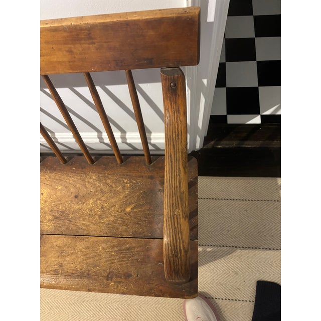 This is a lovely, likely mid-19th century tavern bench, perfect for an entry hall or as group seating for a long dining...