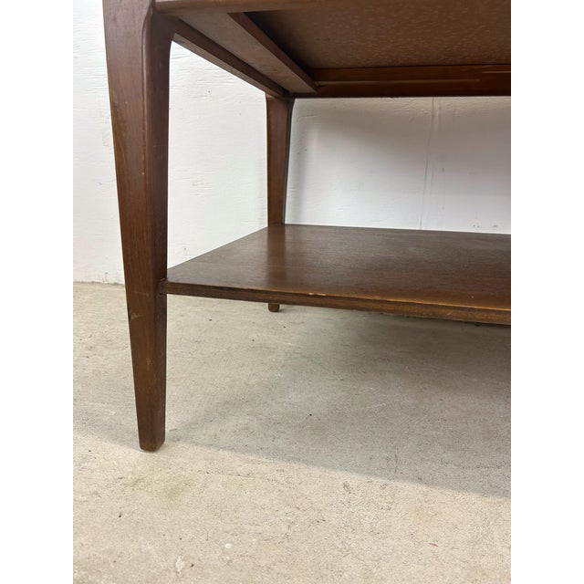 Mid Century Modern End Table With One Drawer by Mersman For Sale - Image 12 of 12