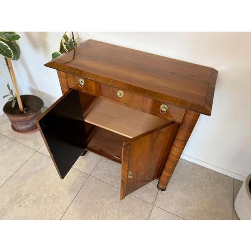 Biedermeier Trumeau Style Buffet in Walnut, 1970s For Sale - Image 10 of 11