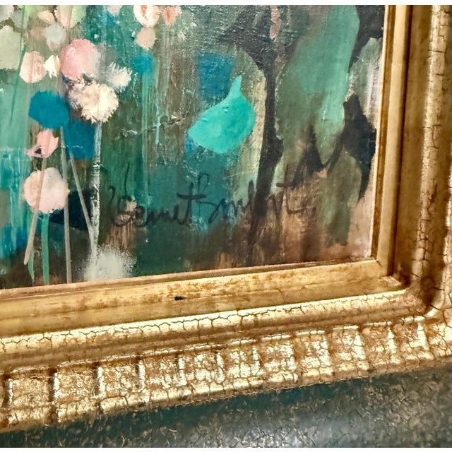 Surrealism Robert Vernet-Bonfort, French Neo Expressionist Surreal Oil Painting Robert Vernet Bonfort Deaf Artist For Sale - Image 3 of 10