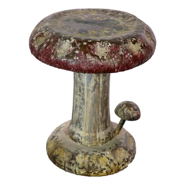 Matthew Izzo Home Alice Metal Mushroom Stool For Sale