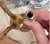 Pair of Vintage Ornate Brass 3-Arm Candelabra With Onyx Bases, 14” For Sale - Image 10 of 10