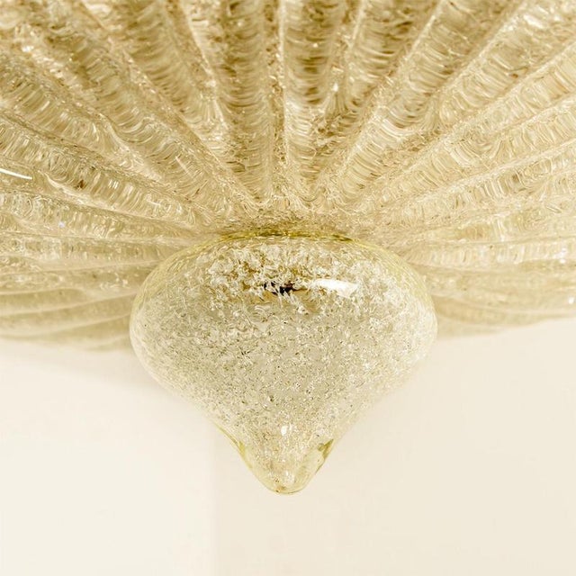 1970s Murano Glass Ceiling Light in the style of Barovier, 1970s For Sale - Image 5 of 15