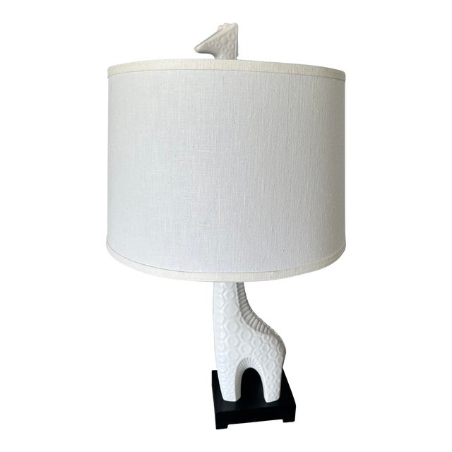 Jonathan Adler Ceramic Giraffe Lamp For Sale