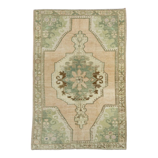 Turkish Vintage Rug 5' x 7'6" #17704 For Sale