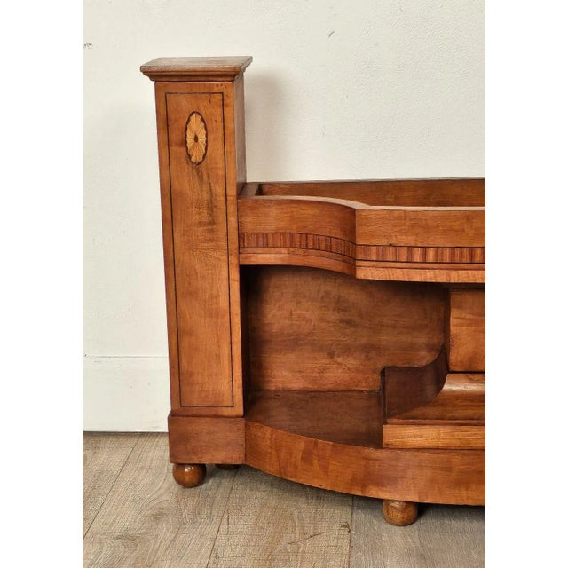 Traditional Edwardian Satinwood Plant Stand, England Circa 1900 For Sale - Image 3 of 8