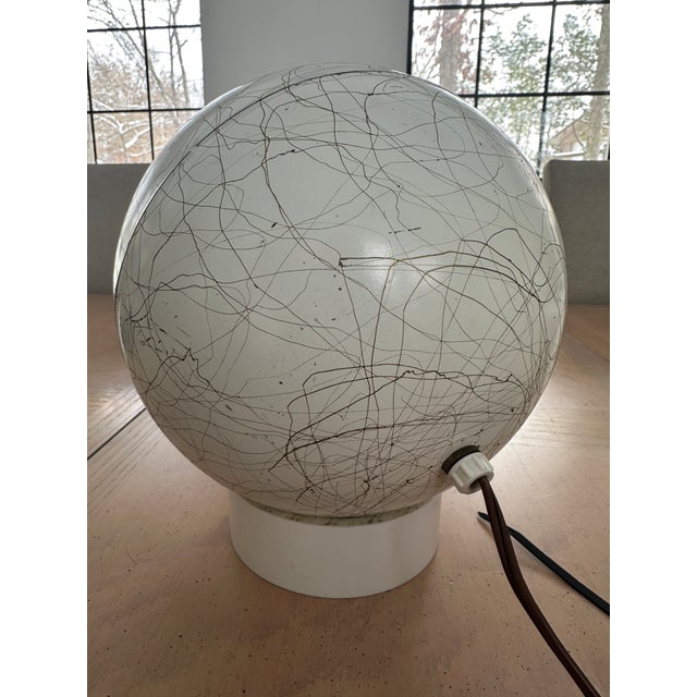 Mid 20th Century Afco Style Spotlight Atomic Dome Globe Eyeball Table Lamp For Sale In Fayetteville, AR - Image 6 of 10