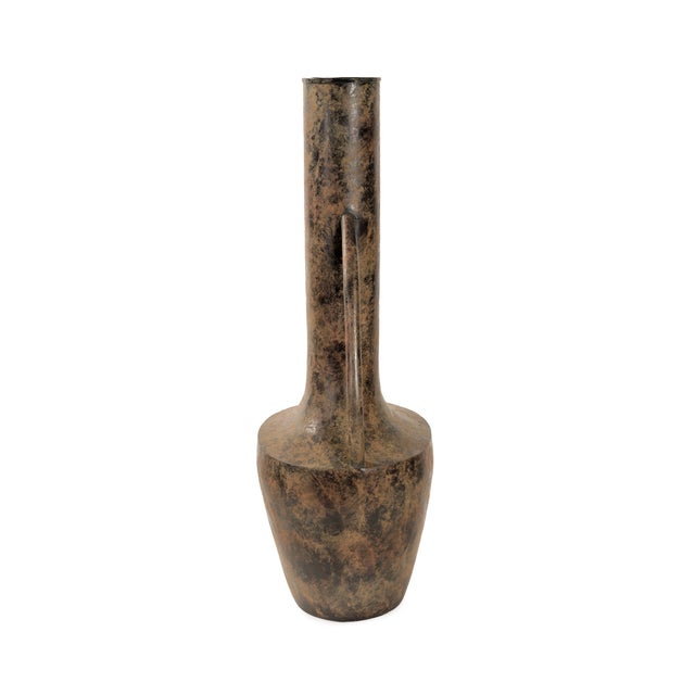 Long Neck Strata Vase with Handle For Sale In Chicago - Image 6 of 11
