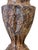 Brown Vintage Hand-Carved Wabi-Sabi Chrysanthemum Wood Vase For Sale - Image 8 of 11