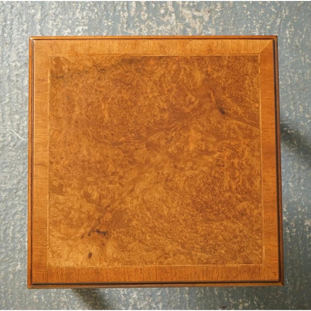 Burr Walnut Nightstands from Brights of Nettlebed For Sale - Image 15 of 18