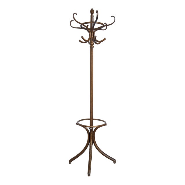 Vintage Bentwood Coat Rack, 1970s For Sale