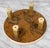 Pink Mid-Century Pink Marbled Formica Round Plant Stand For Sale - Image 8 of 8
