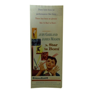 Vintage Movie Poster "A Star Is Born" Judy Garland & James Mason - 1954 For Sale