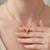 Elevate your jewelry collection with this elegant Marquise Citrine Necklace, expertly crafted in 18K gold plated over 925...