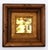 Rustic European Mid-Century Italian Framed Miniature Silk Prints After Pieter Bruegel - A Pair For Sale - Image 3 of 11