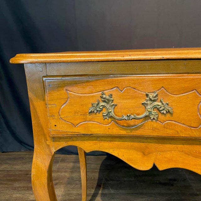 Mid 19th Century French 19th Century Louis XV Console Table or Side Table For Sale - Image 5 of 12